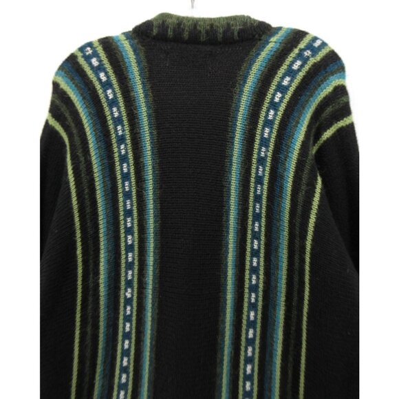 VINTAGE The Sweater Venture Medium Alpaca Cardigan Tunic Hand Knit - Picture 7 of 9